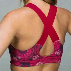 LULULEMON All Sport Bra Prisma Multi Guava Lava Boom Juice / Deepest Cranberry 6